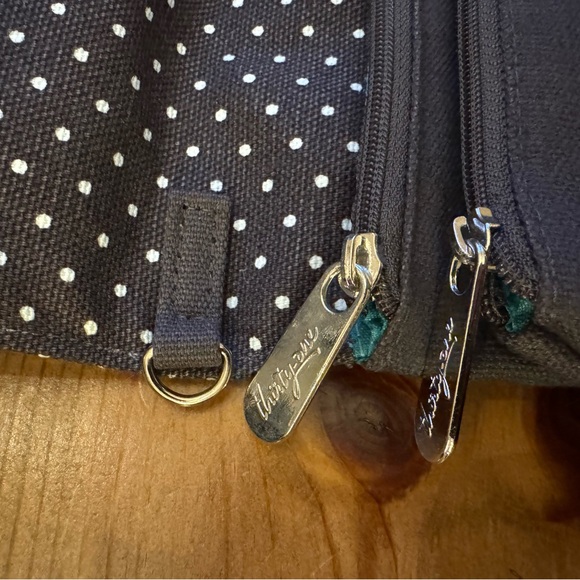 NWT - Thirty One Double Up Crossbody in Gray and White - Picture 4 of 6